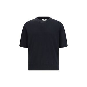 Laneus Black Cotton Men's T-Shirt